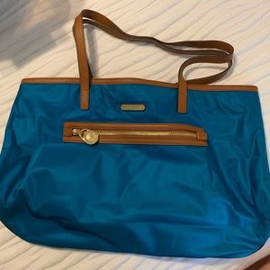 Michael Kors Teal/Blue Tote
